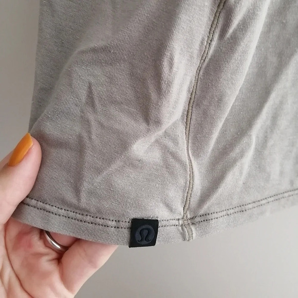Lululemon Lab Sarala Cotton Tank Top Special Edition Iron Grey Gray Small - Picture 11 of 15